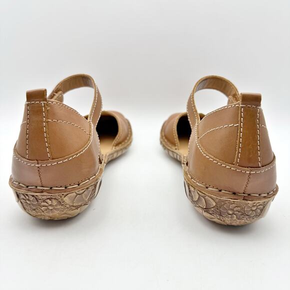 Josef Seibel Womens Rosalie 42 Sandals EU 38 US 7-7.5 Brown Leather Flats NWOB - Picture 9 of 14